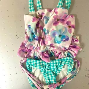 Cheeky Plum girls tankini swimsuit